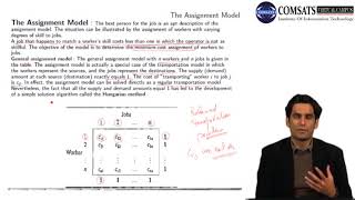 Operations Research in Hindi Urdu  MTH467 LECTURE 20