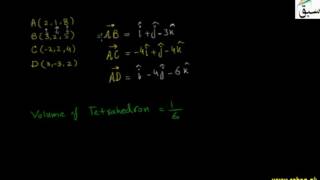 Problem-Volume of Tetrahedron by Triple Product