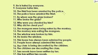 Exercise-Active & Passive Voice