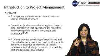 Advanced Project Management PRM700 LECTURE 04