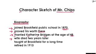 Character of Mr. Chips Part 1