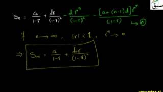 Sum to Infinity of Arithmetico-Geometric Series