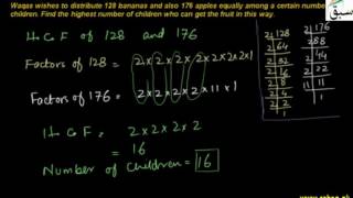 Problem 1: Applications of H.C.F And L.C.M