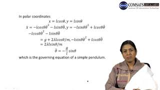 Analytical Dynamics in Hindi Urdu MTH382 LECTURE 07