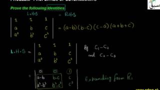 Problem 4-Properties of Determinants