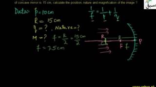 Problem 1-Spherical Mirror Formula