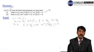 Introduction to Measure and Theory in Hindi Urdu MTH426 LECTURE 24