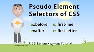 CSS Pseudo Element Selectors Tutorial
