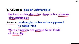Word Pairs (5)- [meanings & Sentences] Part 1