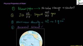 Physical Properties of Water