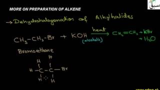 More on Preparation of Alkene