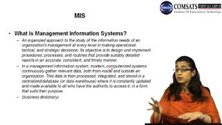 Management Information System in Hindi Urdu  LECTURE 01