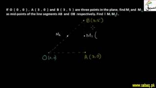 Problem 1: Use of Mid point Formula