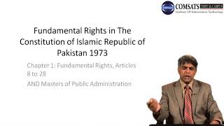 Constitutional and Administrative Law in Urdu Hindi MPA402 LECTURE 03
