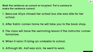 Exercise-Comma Clause
