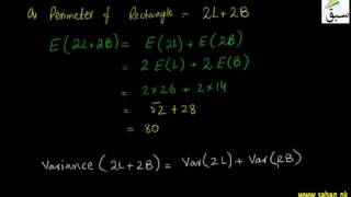 Problem-Variance of the Sum or Difference of Two Random Variables