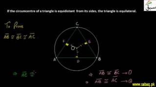 Problem 1: Triangle Right Bisectors of Sides are Concurrent-3