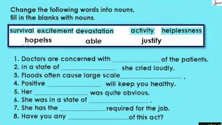 Exercise-Nouns-Mixed
