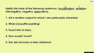 Exercise-Types of Sentences