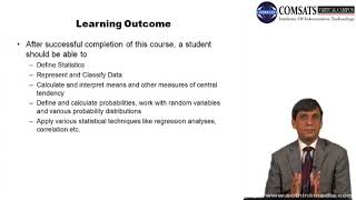 Statistic and Probability Theory in Hindi Urdu MTH262 LECTURE 01
