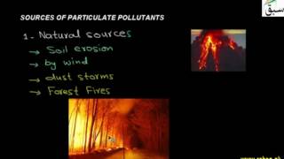 Sources of Particulate Pollutants