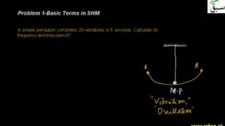 Problem 1-Basic Terms in SHM