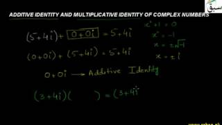 Additive Identity and Multiplicative Identity of Complex Numbers