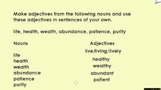 Exercise-Kinds of Adjectives