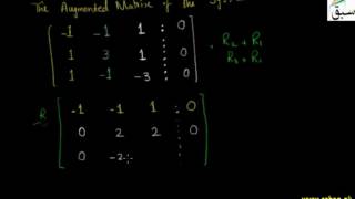 More on Problem-Solution of Homogeneous Linear Equations