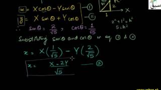 Problem1- Rotation of axis