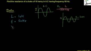 Problem-A.C. Through an Inductor