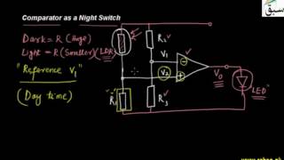 Comparator as a Night Switch