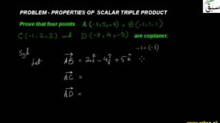 Problem-Properties of Scalar Triple Product