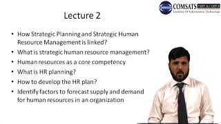 Advance in Human Resources  MGT712 LECTURE 02