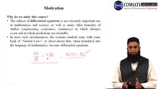 Differential Equation in Hindi Urdu MTH242 LECTURE 01