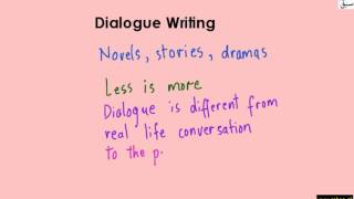 Dialogue Writing Part 1