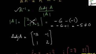 Inverse of Matrix using Adjoint