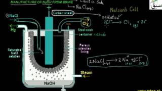 Manufacture of NaOH from Brine