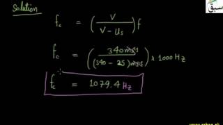 Problem on Doppler Effect