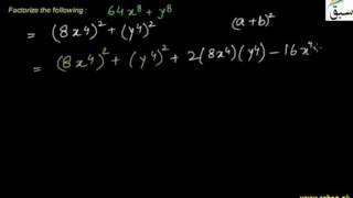 Problem 2 : Factoring Polynomial of Degree Four