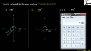 Problem-Angle in Standard Position