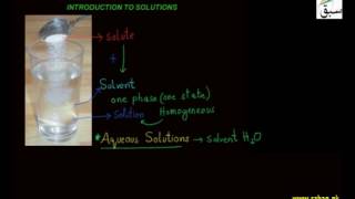 Introduction to Solutions
