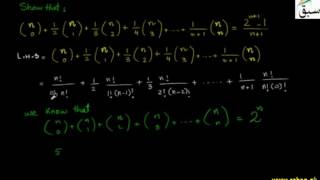 Problem1-Some Deductions From the Binomial Expansion