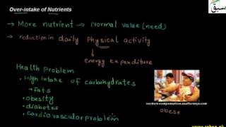 Over-intake of Nutrients