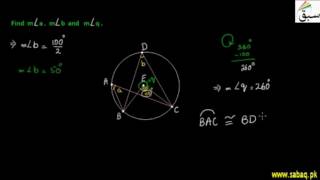Problem 1: Central angle theorem