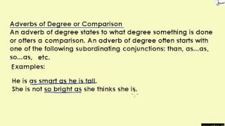 More on Adverbial Clauses