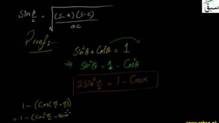 Half Angle Formulas