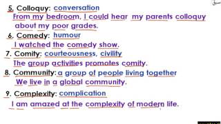 Use Words in Sentences part-7