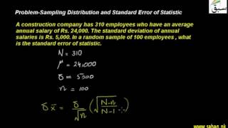 Prob-Sampling Distribution From General Populations