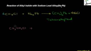 Reaction of Alkyl halide with Sodium Lead Alloy(Na4Pb)